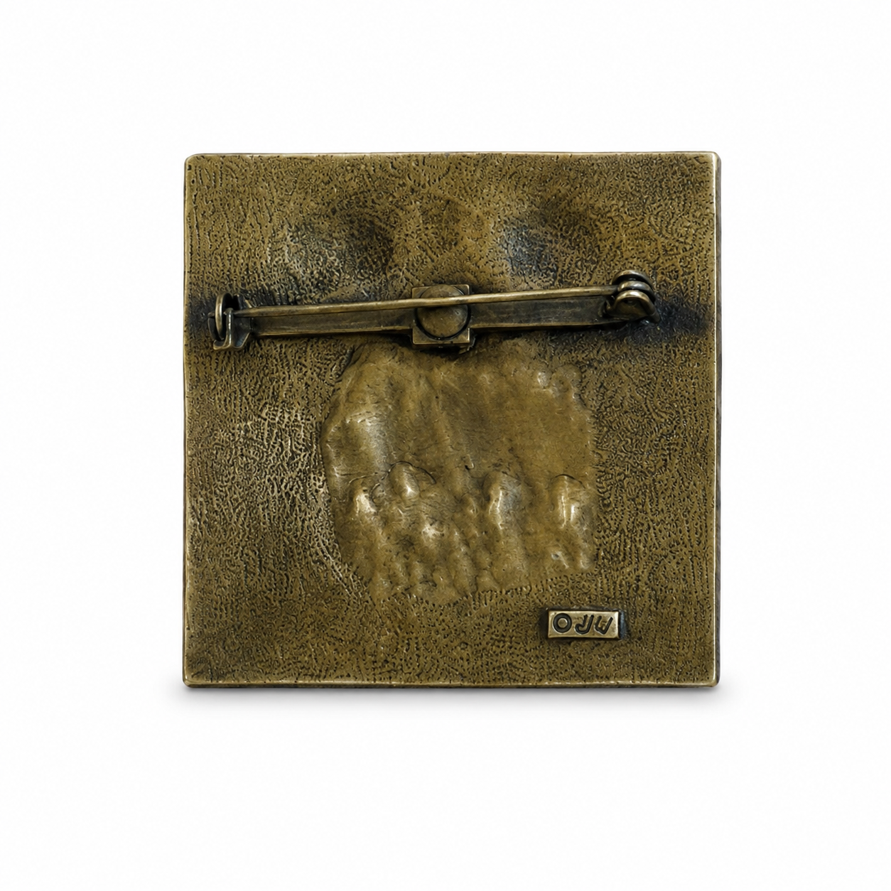 Square Lion Face Pin